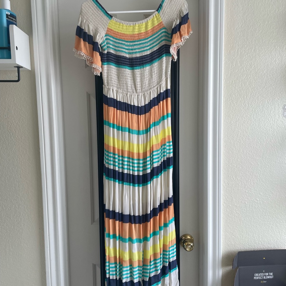 Altard State Smocked Bodice Maxi Dress